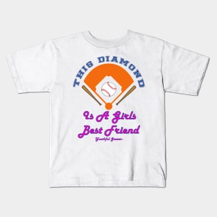 This Diamond Is A Girl's Best Friend Kids T-Shirt